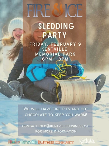 Poster for Fire & Ice Night Sledding