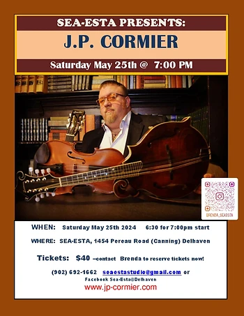Poster for J.P. Cormier - SOLD OUT