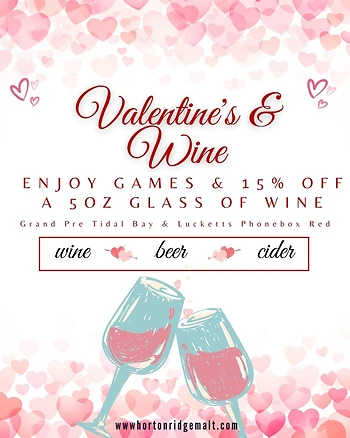 Poster for Valentines & Wine