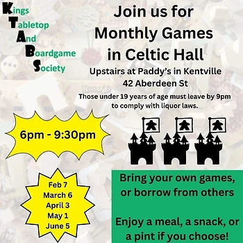 Poster for Games Night