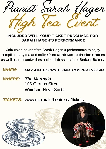 Poster for Sarah Hagen, Pianist - Wonder Women!