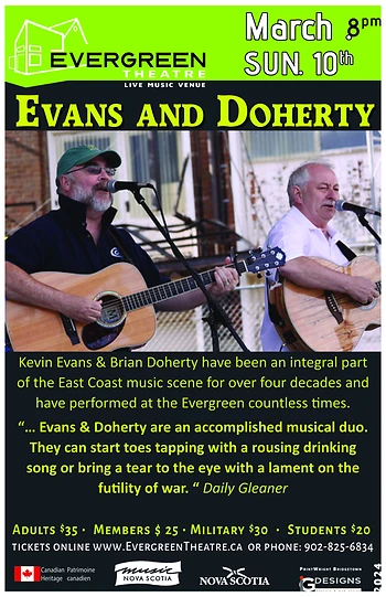 Poster for Evans and Doherty