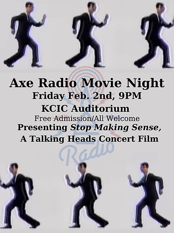 Poster for Stop Making Sense Movie Night