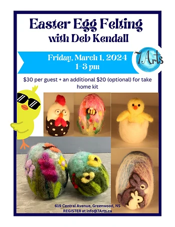 Poster for Easter Egg Felting