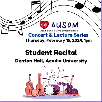 Poster for AUSOM - Student Recital