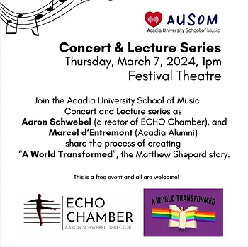 Poster for AUSOM Concerts - Echo Chamber