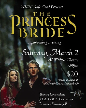 Poster for Princess Bride Quote Along
