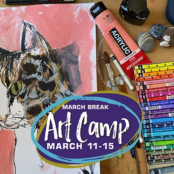 Poster for March Break ART CAMP