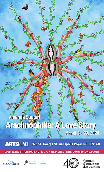Poster for Opening / Arachnophilia: A Love Story, Amanda Suutari