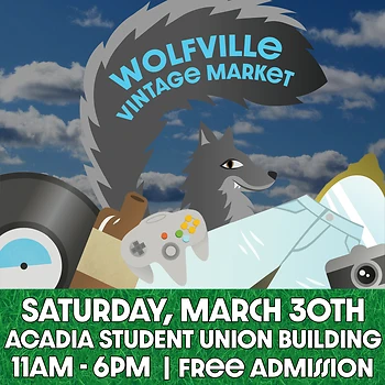 Poster for Wolfville Vintage Market