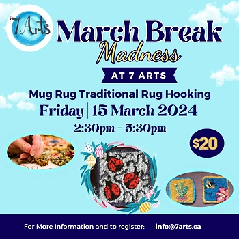Poster for Mug Rug Traditional Rug Hooking