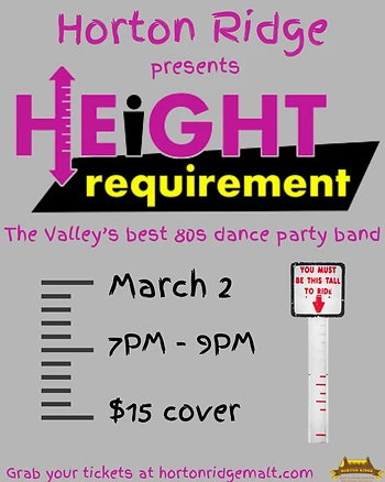Poster for Height Requirement