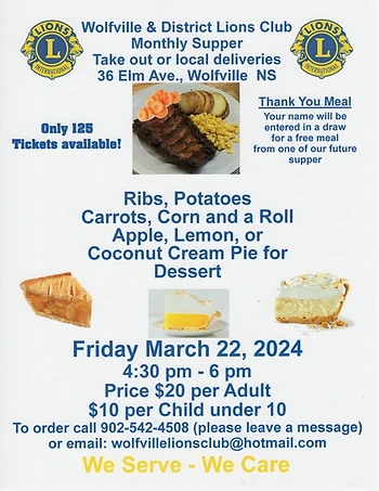 Poster for Pork Back Ribs Take Out Supper