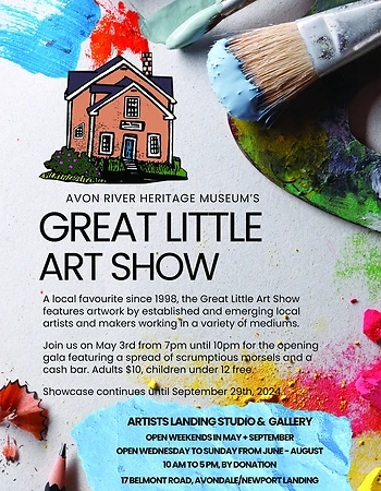 Poster for Great Little Art Show Opening Gala