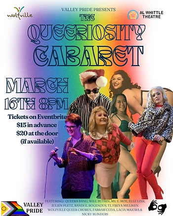 Poster for Queeriosity Cabaret