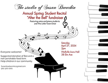 Poster for Spring Music Recital