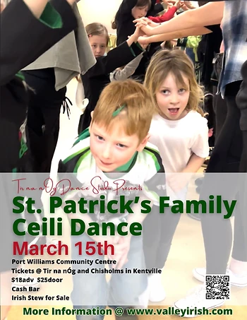 Poster for Family St. Patrick's Ceili Dance