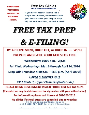 Poster for Tax Clinics