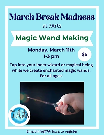 Poster for Magic Wand Making