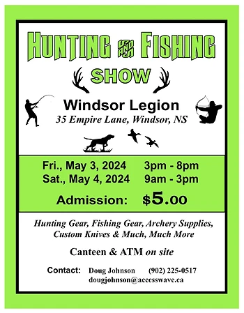 Poster for Hunting & Fishing Show/Sale