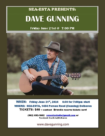 Poster for Dave Gunning - SOLD OUT
