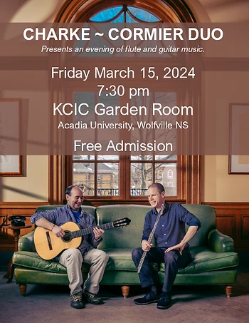 Poster for Charke~Cormier Duo