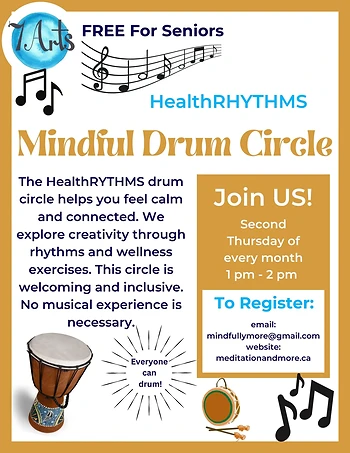 Poster for Senior Drum Circle