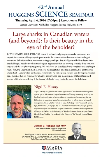Poster for Lecture on Sharks