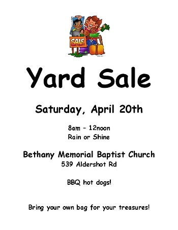 Poster for Indoor Yard Sale
