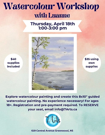 Poster for Watercolour with Luanne