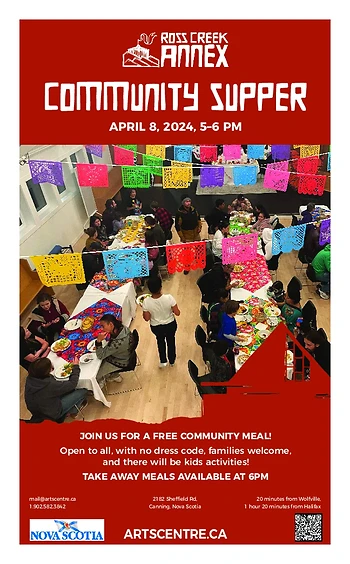Poster for Community Supper