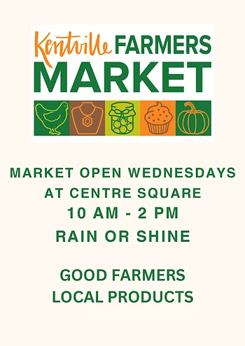 Poster for Kentville Farmers Market