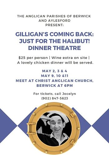 Poster for Gilligan's Coming Back: Just for the Halibut Dinner Theatre
