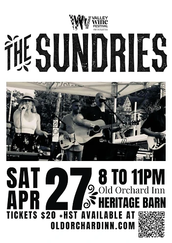 Poster for The Sundries Barn Dance