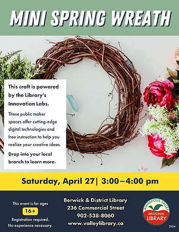 Poster for Mini Spring Wreath