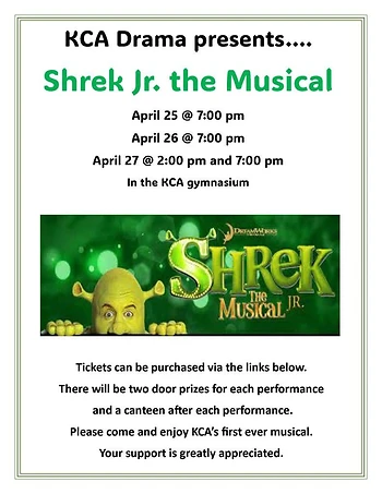 Poster for Shrek Jr the Musical