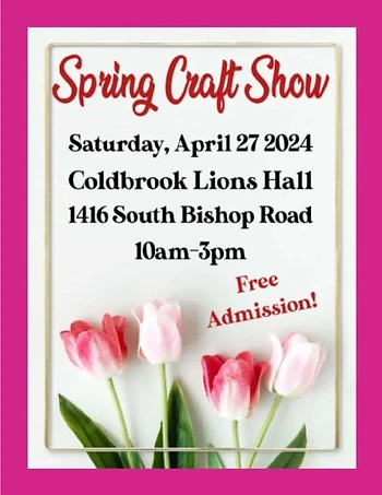Poster for Spring Craft Show