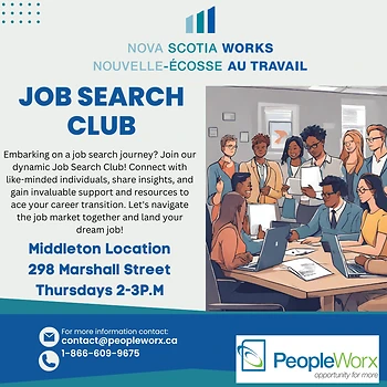 Poster for Job Search Club