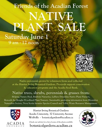 Poster for Native Plant Sale