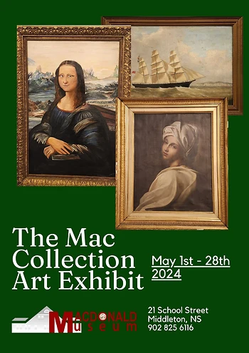 Poster for "The Mac Collection" Art Exhibit