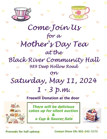 Poster for Mother's Day Tea