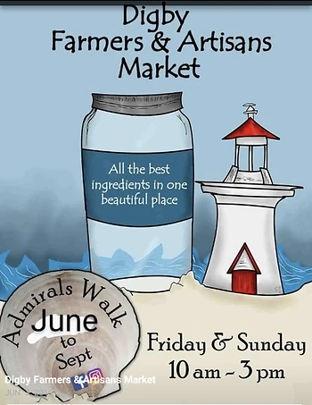 Poster for Digby Farmers and Artisans Market