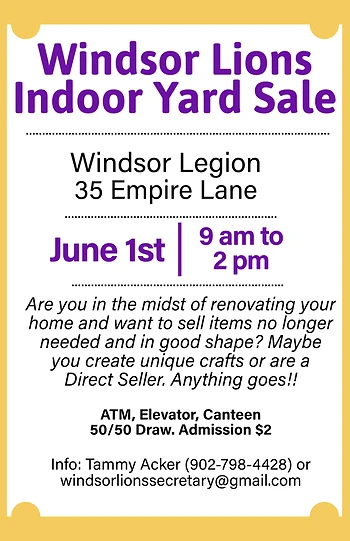 Poster for Indoor Yard Sale
