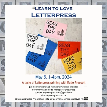Poster for An Intro into Letterpress Printing