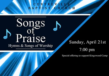 Poster for Songs of Praise & Hymns