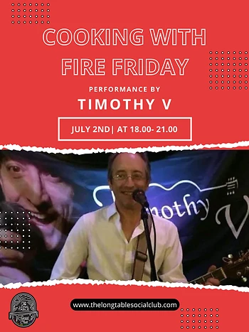 Poster for Cooking with Fire with Timothy V