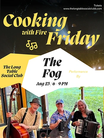 Poster for Cooking with Fire Friday with The Fog