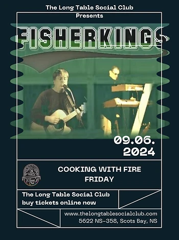 Poster for Cooking with Fire Friday with the Fisherkings