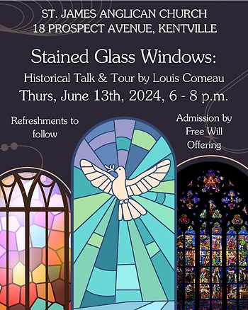 Poster for Stained Glass Windows Talk/Tour