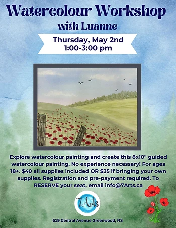 Poster for Watercolour with Luanne